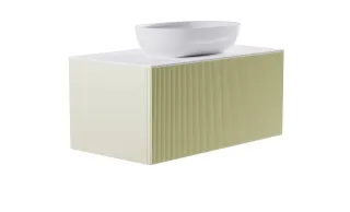 Тумба с раковиной Astra-Form М-40 4631177713293 100 см бежевый матовый